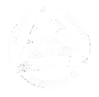 100% assured logo - safety, quality, environment